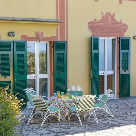 Aurora Relax Con Vista Mare E Piscina Camogli