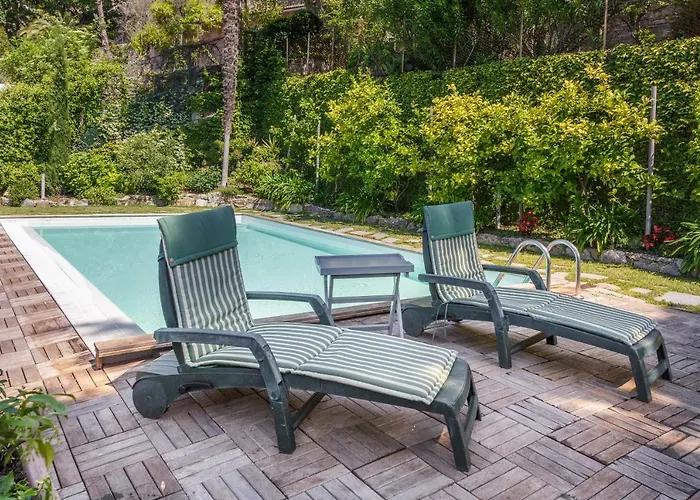 Villa Aurora Relax Con Vista Mare E Piscina Camogli